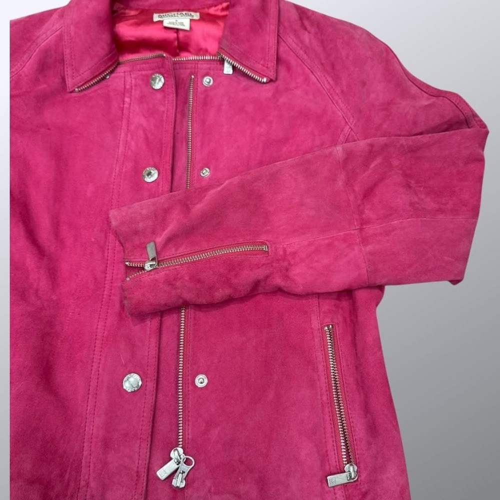 Michael Kors Pink Suede Jacket